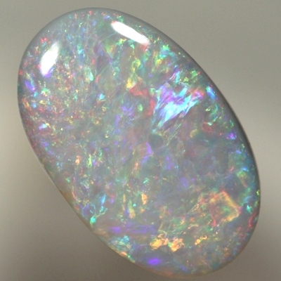 SOLID SEMI BLACK OPAL Sparkling bright multicolour